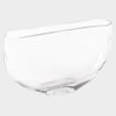 4.75 Inch H X 2.25 Inch X 8 Inch Clear Half Moon
