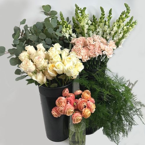 Pantone Peach Fuzz Flower Pack