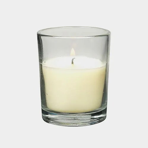 10hr Glass Party Votive Ivory (Qty 25)