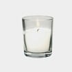 10hr Glass Party Votive White (Qty 25)