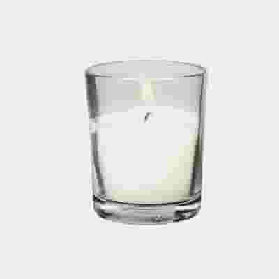 10hr Glass Party Votive White (Qty 25)