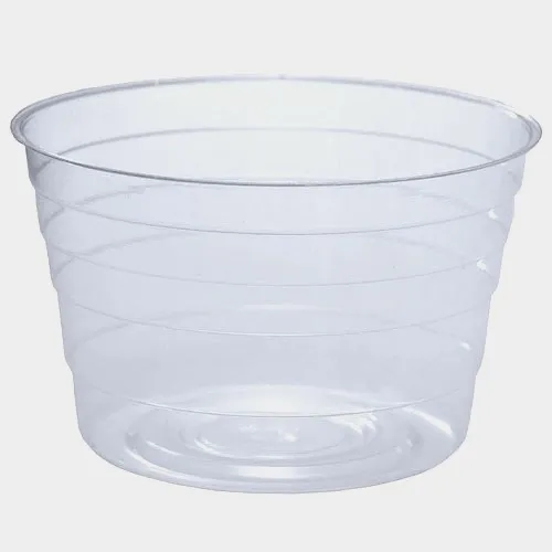 Clear Vinyl Basket Liner 4x2-3/8
