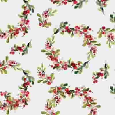 Floral Wreath Print Plant Sleeves 8x23x36