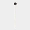Boutonniere Pins Black 1.5