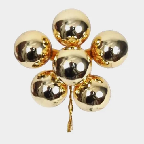 25mm Glass Balls Gold  (Qty 144)