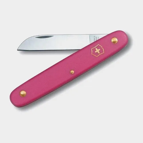 Pink Folding Knife - Straight Blade