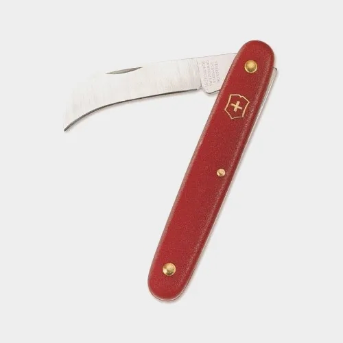 Red Folding Knife - Hooked Blade