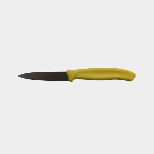 Yellow Paring Knife - Spear Point