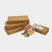 Clear Krystalphane Small Boutonniere Bags 4x2-3/4x9