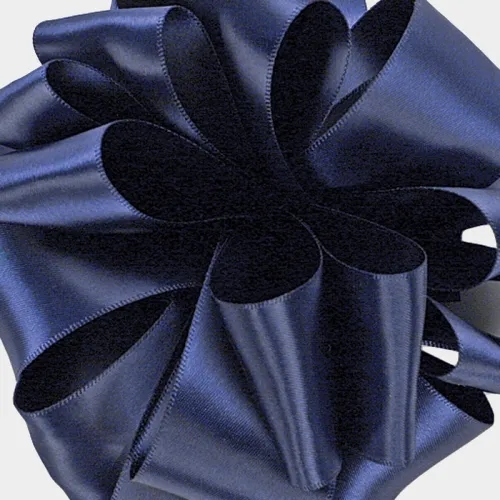 Double-Faced Satin Ribbon #3-5/8 Inch Navy x 50 Yards