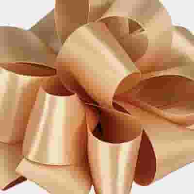 Double-Faced Satin Ribbon #3-5/8 Inch Raw Silk x 50 Yards