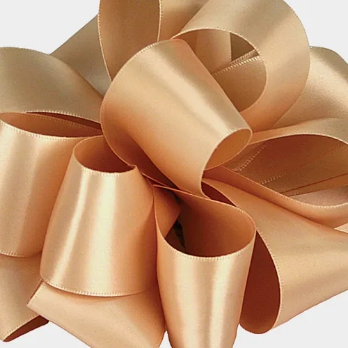 Double-Faced Satin Ribbon #3-5/8 Inch Raw Silk x 50 Yards