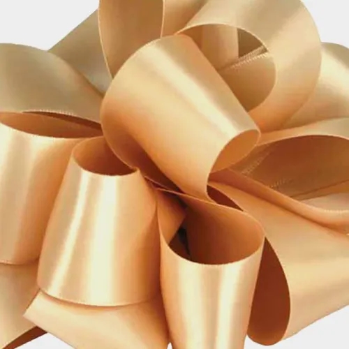 Double-Faced Satin Ribbon #3-5/8 Inch Oatmeal x 50 Yards