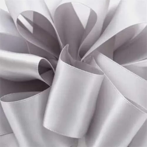 Double-Faced Satin Ribbon #9-1.5 Inch Shell Grey x 50 Yards