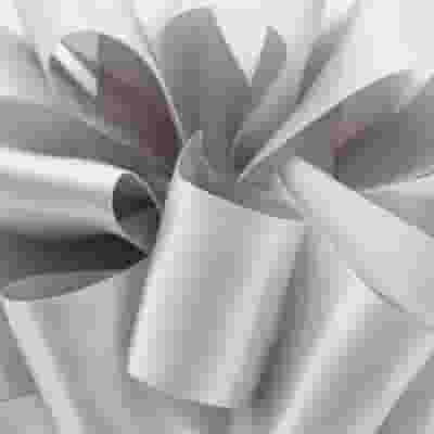 Double-Faced Satin Ribbon #9-1.5 Inch Shell Grey x 50 Yards