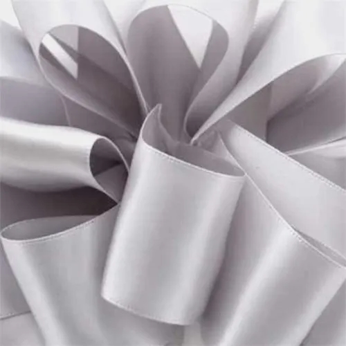 Double-Faced Satin Ribbon #9-1.5 Inch Shell Grey x 50 Yards