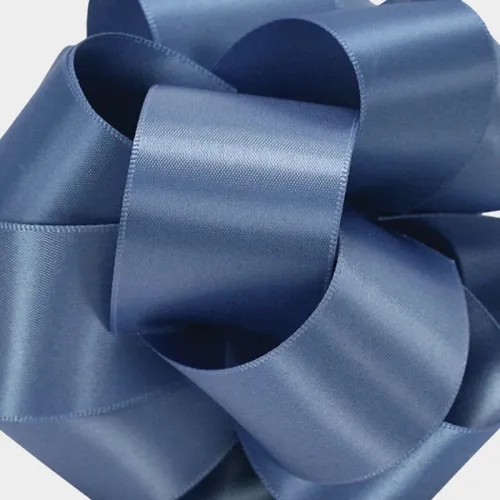 Double-Faced Satin Ribbon #9-1.5 Inch True Blue x 50 Yards
