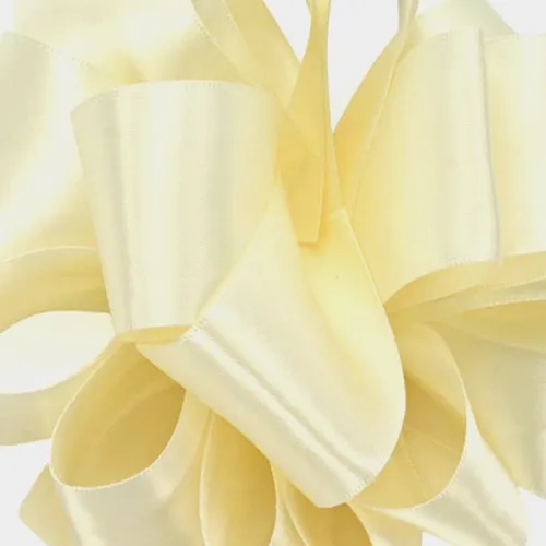 Double-Faced Satin Ribbon #9-1.5 Inch Ivory x 50 Yards