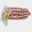 Bubble Bath Flower Bracelet - Rose Gold