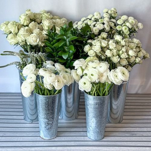 Classic White Wedding Flower Pack